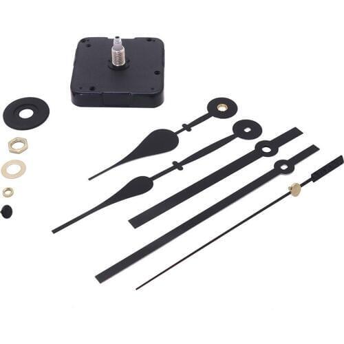 High Torque Clock Movement Replacement Mechanism with Clock Hands to Fit Dials Up to 5-9mm Thick Clock Panels