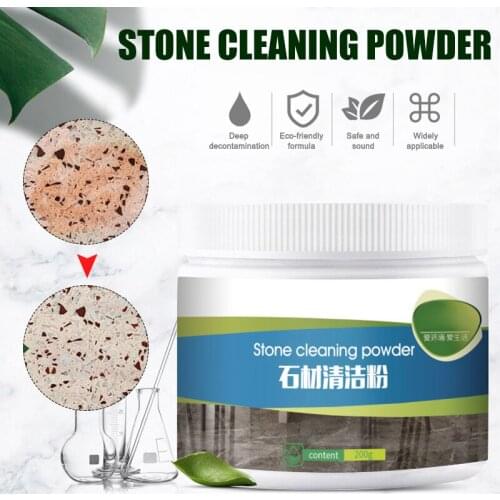 Granite Stone Stain Remover Oil Stain Remover Cleans Kitchen Stone Floor Cleaner 200g D1