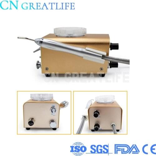 Dental Laboratory Sandblaster Oral Cleaning Machine Lab Pro Air Polisher Prophy Polishing Sandblasting Machine Unit