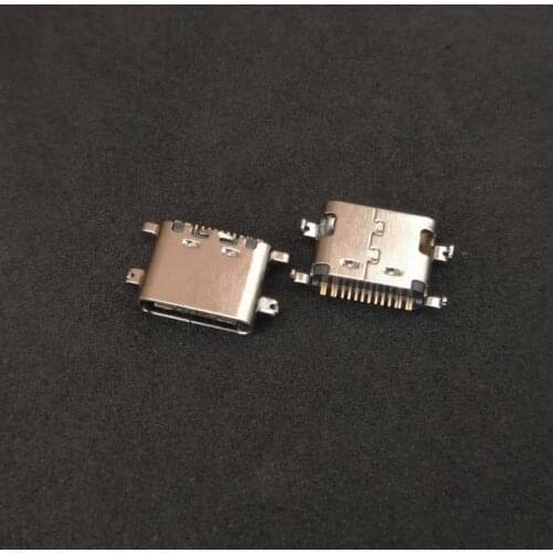 2pcs For Lenovo S5 K520 USB 3.1 Type C Connector 16 Pin Female Right Angle SMT Tab USB jack 3.1 Version Socket receptacle