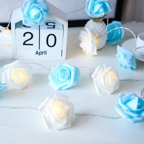 20leds 30leds Led Love Rose Wedding String Fairy Light Holiday Christmas Lighting Garland for Party Girl Bedroom Decor
