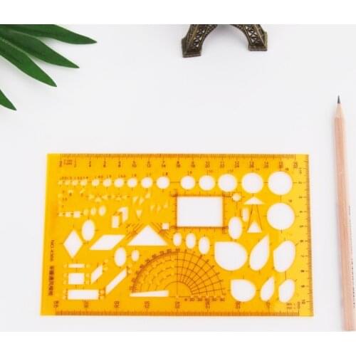Architecture Building Design Drawing Template Ruler Stencil Measuring Tool New