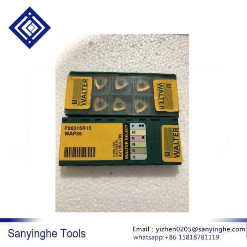 Free shipping sanyinghe 10 pcs/lots P26315R15-WAP35 cnc carbide turning inserts cnc blade lathe cutter tool