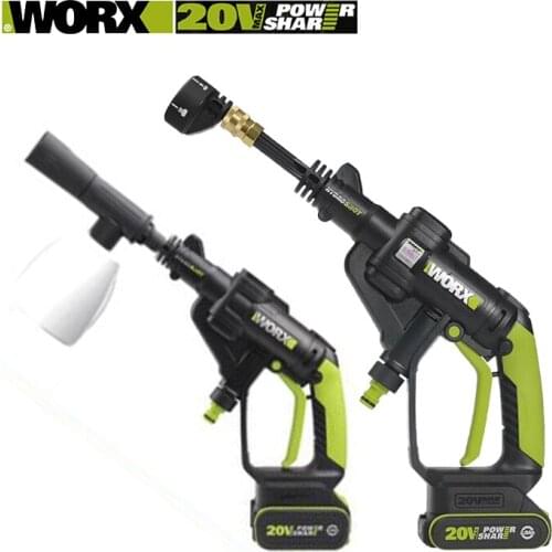 Worx Wireless Car Washer High Pressure Cleaner WU629 Self-priming Household Portable Rechargeable Washing With 4Ah Battery