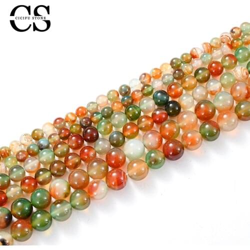 Peacock Agates Bead Natural Stone Beads Round Loose Beads for Jewelry Making Bulk DIY Bracelet Charms Accessories 4/6/8/10/12 MM