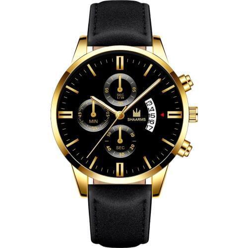 Hot Sport Watch Men Luxury Leather Band Quartz Wristwatch Hot Sale Date Fashion Military Watches For Male Relogio Masculino
