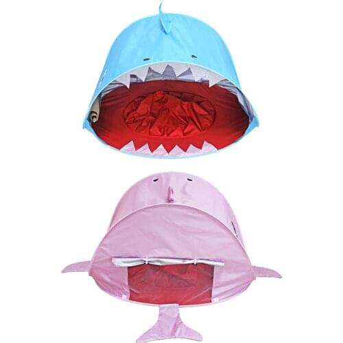Baby Beach Tent With Pool 2021 Anti UV Easy Fold Up Unique Ocean World Play Tents House Baby Children Sunshade Beach Tent