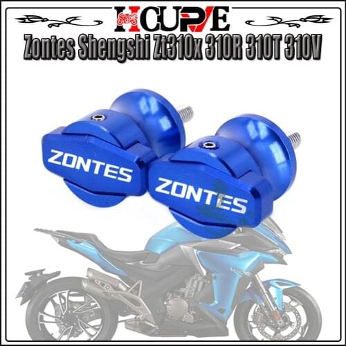 For Zontes Shengshi Zt310x 310R 310T 310V Motorcycle CNC Frame Stands Screws sliders Swingarm Spools Slider