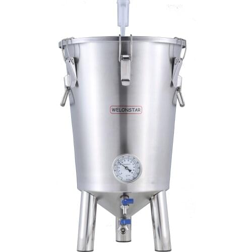 65L Stainless steel tank beer& wine fermentation tank Conical fermenter 1.5mm thickness SUS 304 stainlesss steel Fementer