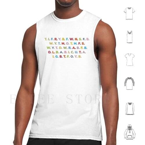 This Is For Rachel Rainbow Tank Tops Vest Sleeveless This Is For Rachel Rachel For Rachel Tok Rainbow Red Trendy