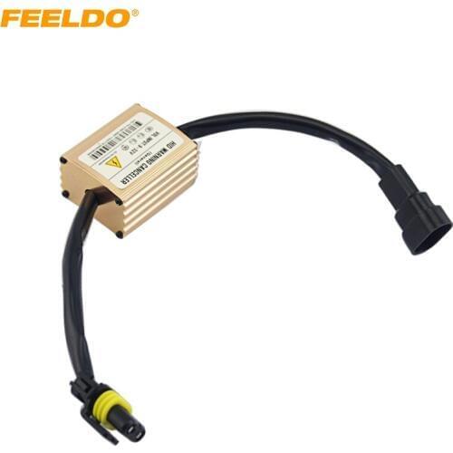 FEELDO 6Pcs Xenon HID Light Anti-Flicker Warning Error Decoder Canceller Capacitor Special For US/EU Car #AM1986