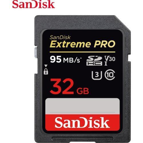 SanDisk PRO SD Card 95M/s 32GB SDHC 64GB 128GB 256GB 170M/s SDXC Class10 V30 U3 4K Flash Memory Cards Digital SD Memory Card