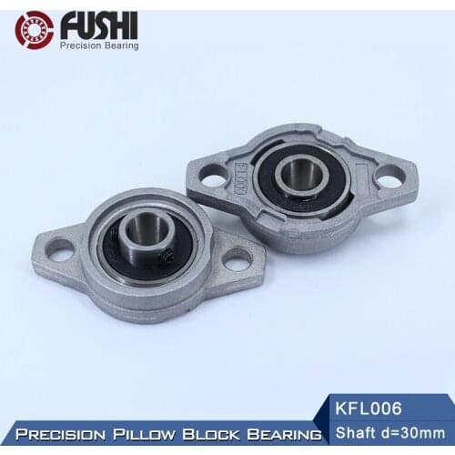 KFL006 Bearing 30 mm Shaft Diameter ( 2 Pcs ) KFL Zinc Alloy Pillow Block Flange Block Bearings KFL006 FL006