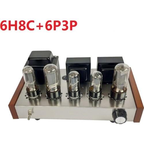 2019 ICAIRN AUDIO Home Audio Tube Amplifier DIY Kits 5Z4P+6H8C+6P3P Stainless Steel Case Output 8W+8W Assembled Version Optional