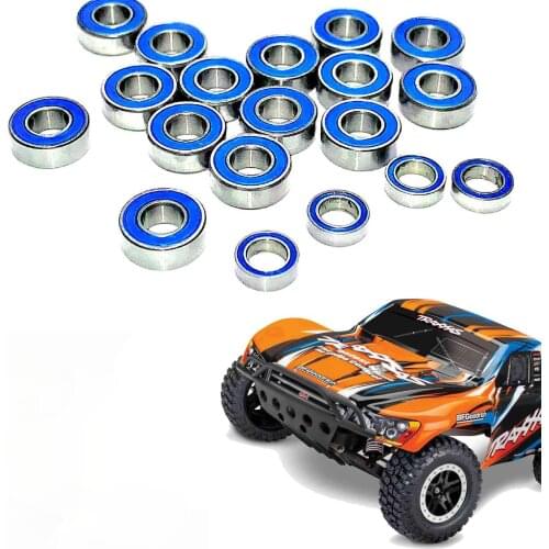 Rubber Sealed Bearings Kit for Traxxas 1/10 2wd Slash Stampede Rustler 19Pcs /set RC car parts