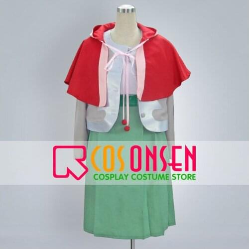 COSPLAYONSEN Mobile Suit Gundam SEED Destiny Lacus Clyne Cosplay Costume Red Cape Green Dress