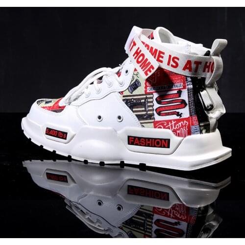 High-top Men Shoes High Quality Sneakers Platform Breathable Lightweight Red Basket Homme Mandarin Duck Luxury Brand Summer 2021