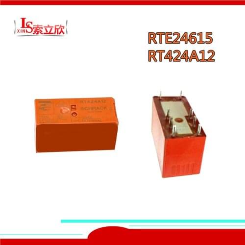 10PCS/lot 100%New Relay RTE24615 RT424A12 8A 8PIN