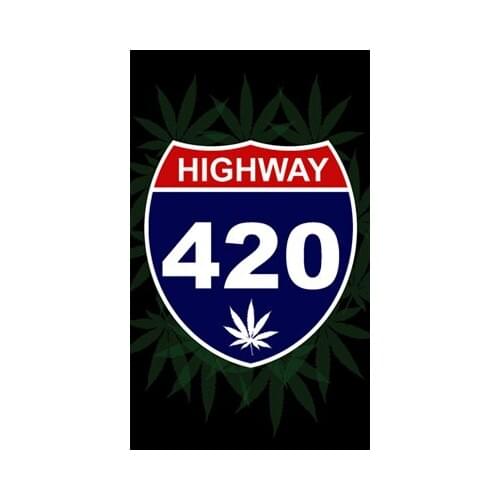 BOB Marley Reggae Rasta Hippie Band 90x150cm highway 420 weed Flag For Bar Party Music Festival Tattoo Shop
