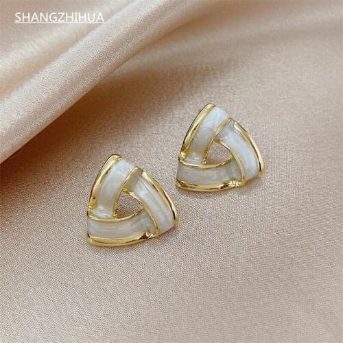 Triangle Premium Deluxe Earrings Womens Fashion Earrings The new 2021 Deluxe Earrings are unusual accessories for girls