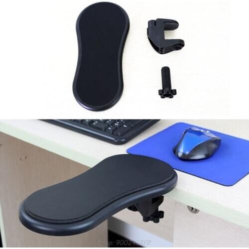 Rotating Computer Arm Rest Pad Ergonomic Adjustable PC Wrist Rest Extender Desk Hand Bracket Office Mouse Pad S16 20 Dropship