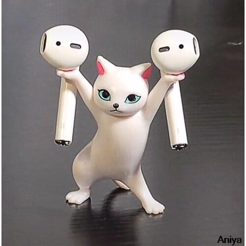 Funny Cat Pen Holder Toy Black Hold Everything Cat earphone Bracket Cute Home Decor Easter Decoration Carming Ktty Storage Set