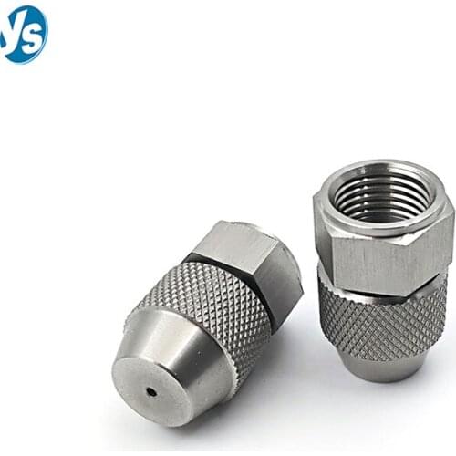 1/4 inch Female Thread Water Fog Cannon Machine Atomizing Mist Nozzle for Dust Suppression and Humidifying