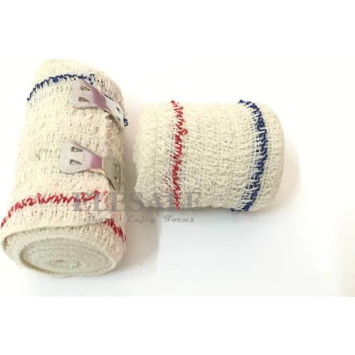 1 Roll 5cm*4.5m 7.5cm*4.5m Elastic Crepe Bandage Wound Dressing Outdoor Sports Sprain Treatment For First Aid Kits Accessories