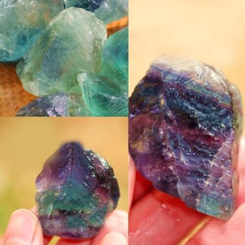 1 Pcs Natural Color Fluorite Tumbled Healing Reiki Rough Mineral Collection Specimen Obelisk Decor Stone Gemstone Home S4P1