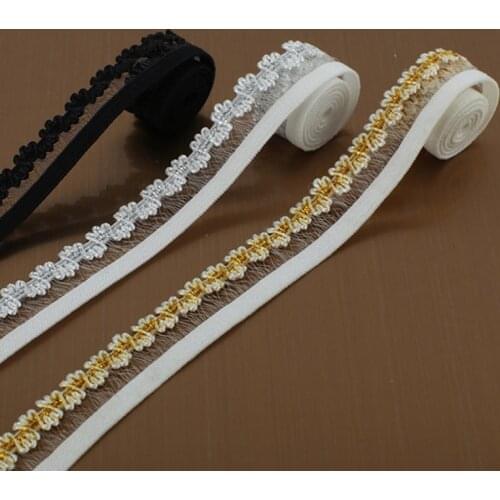 5Yard 13mm Elastic Band DIY Handmade Craft Underwear For Women Clothing Accessories Nylon Material Hair Ribbon Suppliers