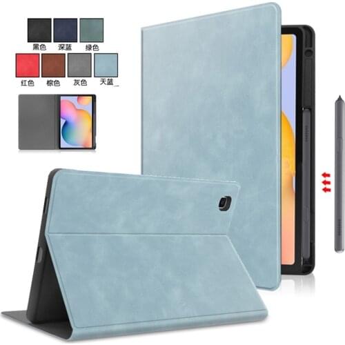 With Pencil Holder Case for Samsung Galaxy Tab S6 Lite 10.4 SM-P610 SM-P615 Protective Cover funda For samsung tab s6 lite Case
