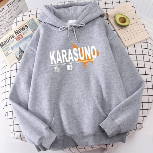 Haikyuu!! Karasuno Anime Print Mens Hoodies Street Casual Man Sweatshirts Comfortable Fashion Pullover Men Long Sleeve Clothes