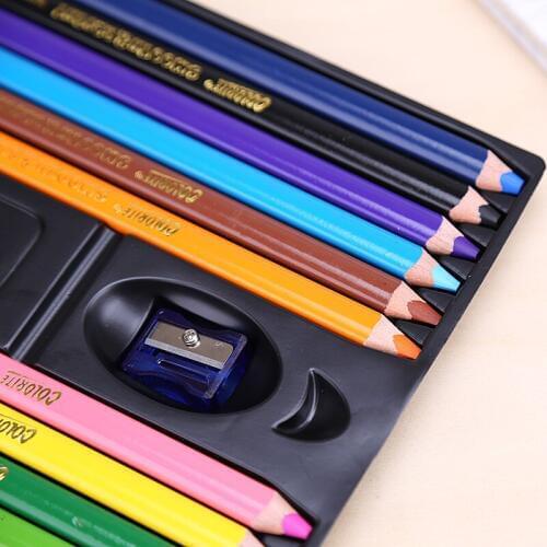 Macro Color Pencil Set Lapis De Cor Kids Safe Non-toxic lapices de colores Thick Soft Kawaii Graffiti Art Pencil