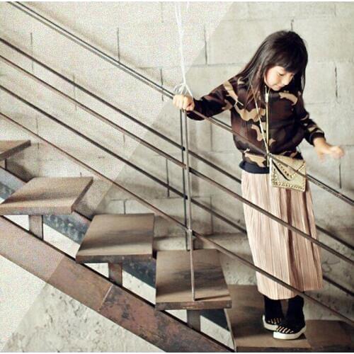 2020 summer new arrival korean style child kids clothing girls solid candy color pleated skirt, 4 colors in stock