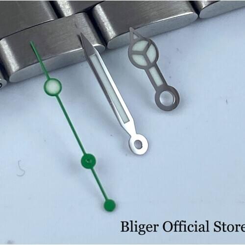 Green Second Hand Automatic Needles for NH35A NH36 7S26 Movement Green Luminous