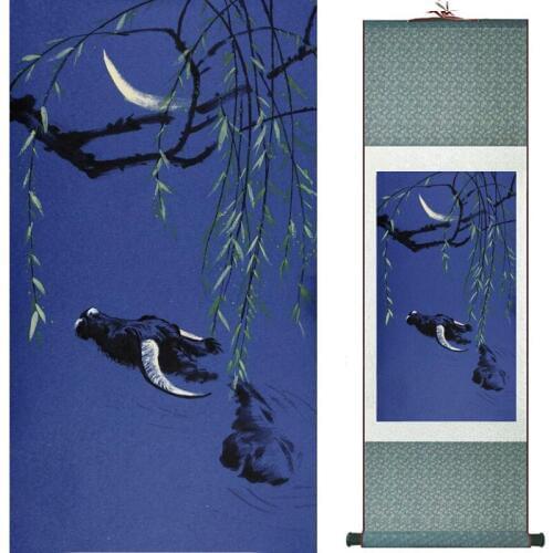 Birds and flower Art Painting Home Office Decoration Chinese scroll painting birds painting 19081707