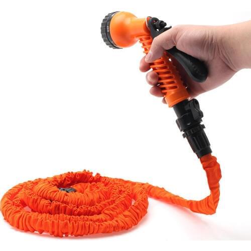 Garden Hose 25-200FT Expandable Magic Flexible Garden Water Hose For Car Hose Pipe Plastic Hoses To Watering With Spray Gun