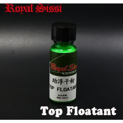 Royal Sissi 2bottles fly fishing Top Floatant powder non-toxic Super floating powder for dry flies&emergers fly tying chemical