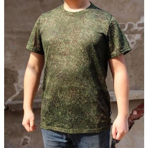 Russian camouflage T shirt Tactical T-shirt Summer Military National Guard MOX