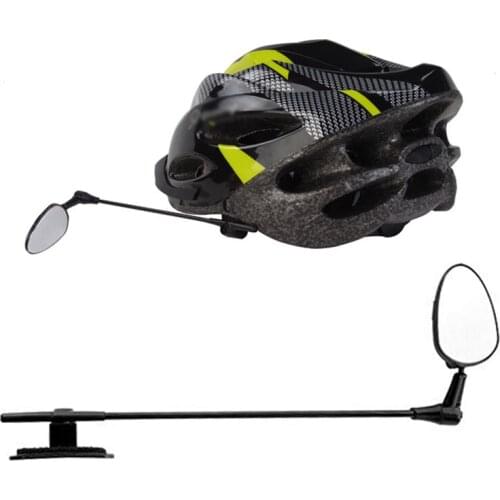 Ultra-light Bicycle Helmet Rearview Mirror 360 Degree Rotating And Adjustable Riding Rear View Mirror Wide Angle Mirror