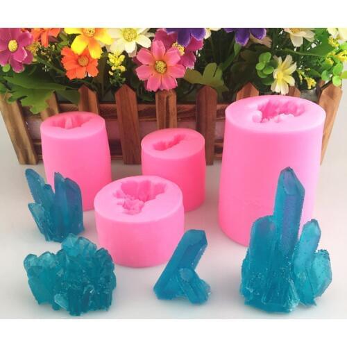 1 Piece Coral Sugar 3D Iceberg Silicone Fondant Mold Crystal Icicle Mold Chocolate Mold Cake Decoration DIY Tool