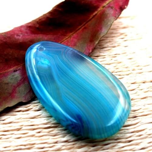1pc Natural Colorful Agates Stone Irregular Oval Drop Pendant for Charms Jewelry Making DIY Womens Necklace Earring Accessories