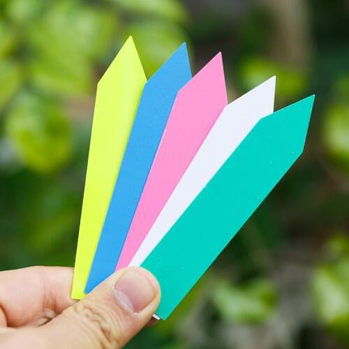 100pcs New Design Waterproof Plastic Plant Seed Labels Pot Marker Nursery Seedling Garden Stake Tags Cute Garden Labels