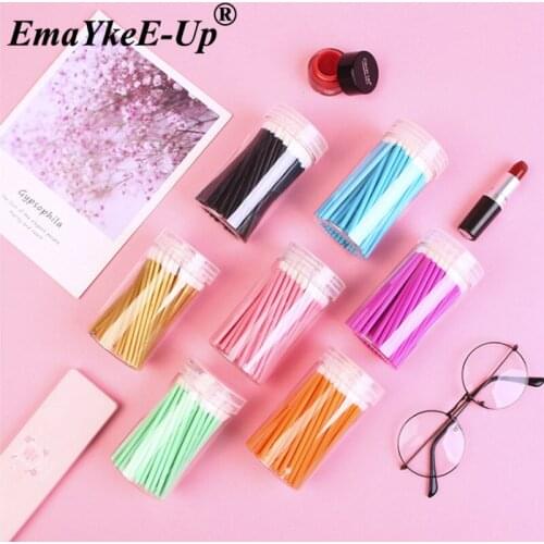 100pcs Disposable Lip Brush Lipstick Gloss Wands Applicator Lip Scrub Brush Lip Makeup Brushes Portable Extension Cosmetic Tool