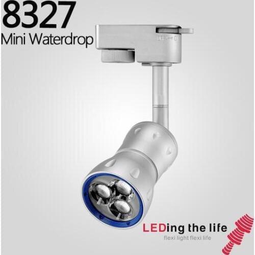 7W LED Track Light Rail Aluminum Lamp Dimmable Adjustable Spotlight for Commercial store art gallery museum lighting