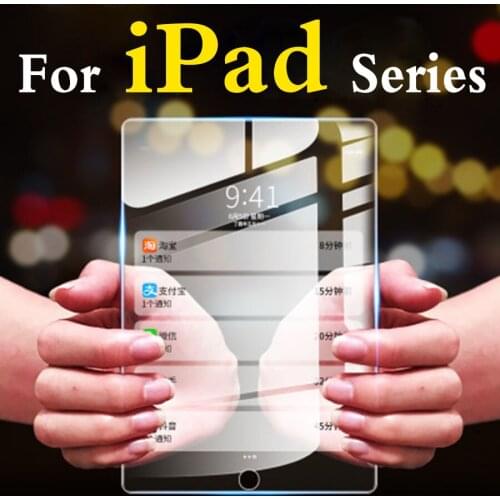 9H Protective Glass Case for Ipad 2018 Mini 1 2 3 4 5 Air Pro 9.7 2017 Screen Protector 10.5 Air1 Air2 7.9 Inch Tempered Glass