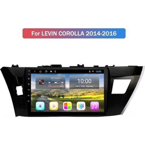 Android 10.0 system Quard Core 2G+32G WIFI HD screen 1024*600 Car GPS Nagavition for TOYOTA Corolla 2013- Audio Stereo Head unit