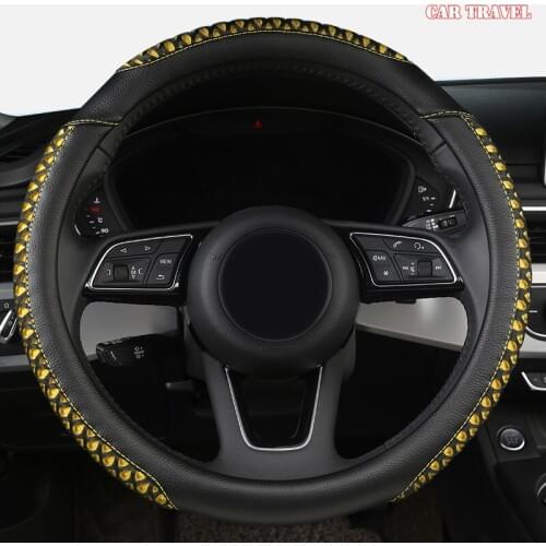 CAR TRAVEL Leather Car Steering Wheel Cover For Chevrolet Cruze Captiva Lacetti Aveo Niva Spark Sonic Trax Camaro