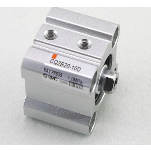 CQ2B12-10D SMC Type Miniature Compact Cylinder Double Acting Single Rod 12-10mm