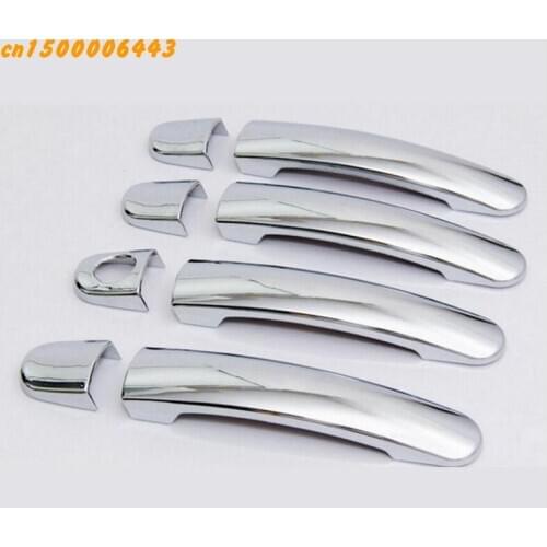 For Skoda Octavia Mk1 1U 1U2 1996-2004 Chrome Door Handles Covers Trim Set of 4pcs Car Accessories Stickers Car Styling 2000